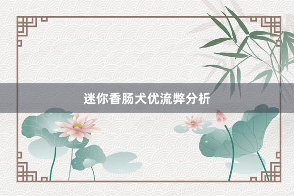 迷你香肠犬优流弊分析